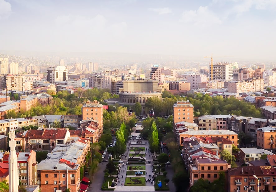 Tours to Yerevan, city in Armenia